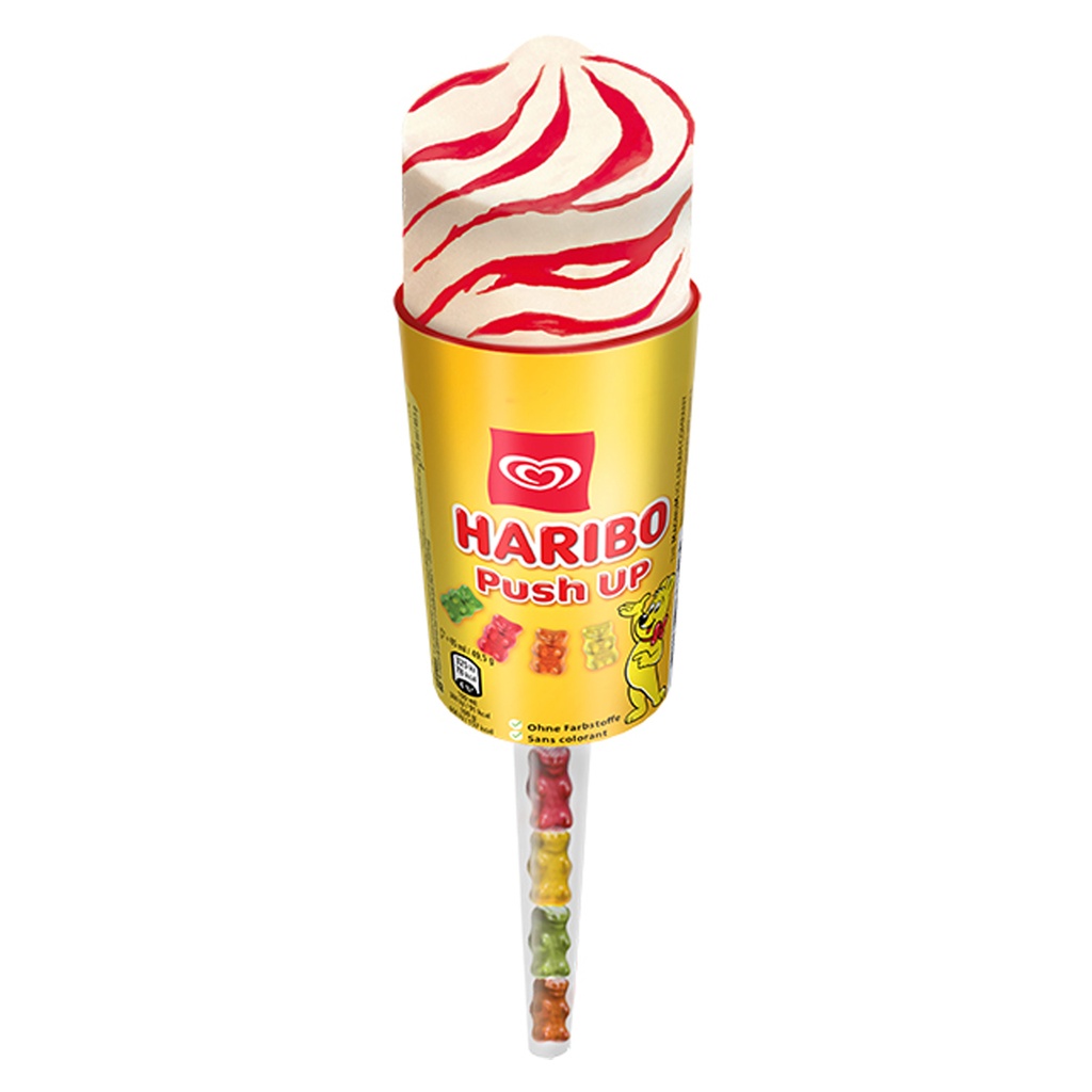 Push Up Vanille/Fraise Haribo 30 x 85 ml