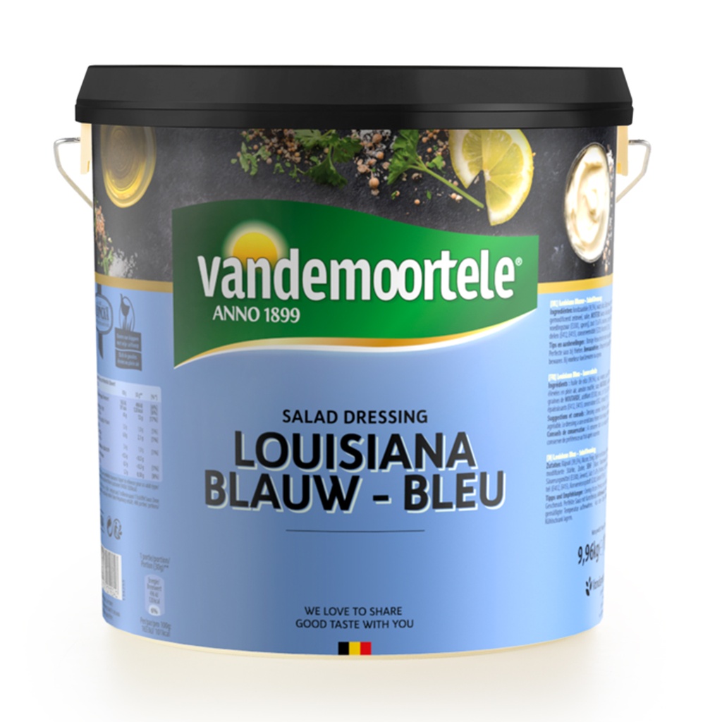 Mayonaise Dressing Louisiana Bleu Vandemoortele 10 L