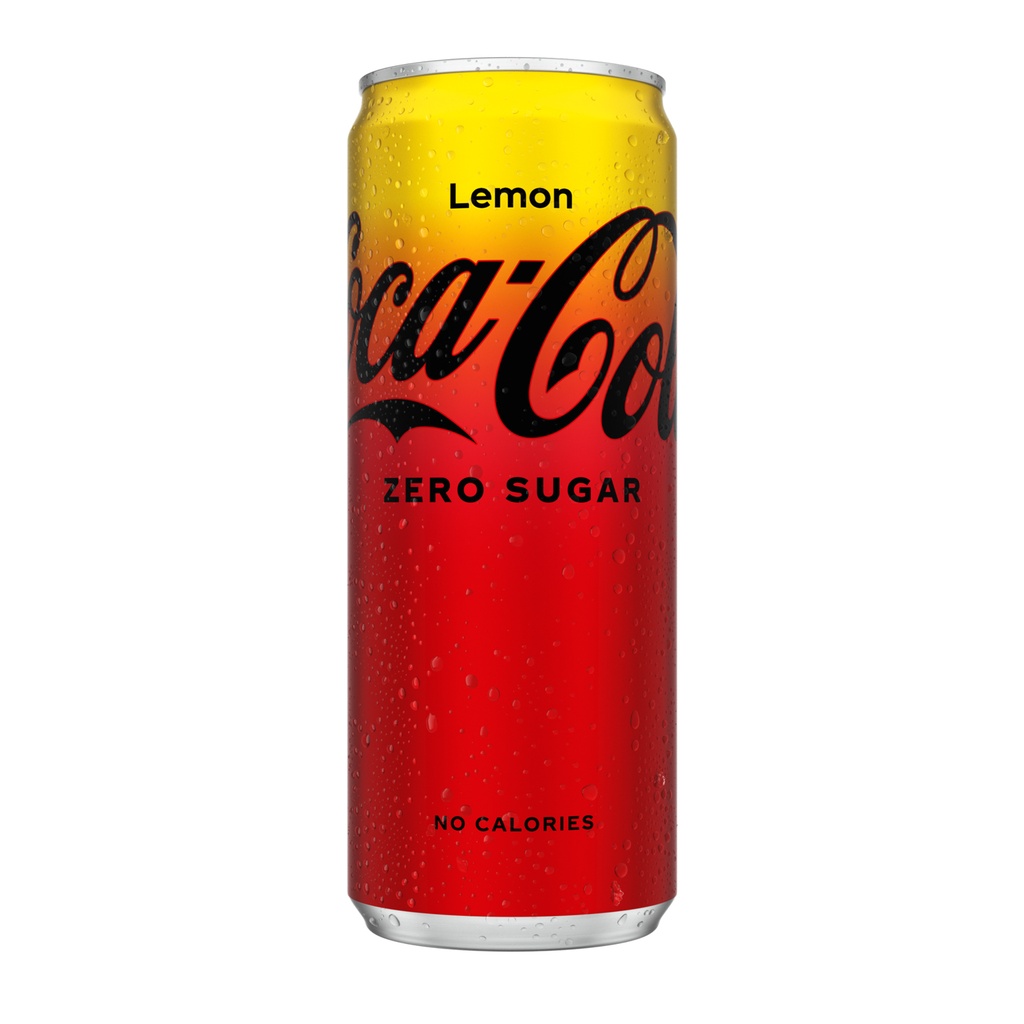 COCA COLA ZERO LEMON CAN 4X6X33CL