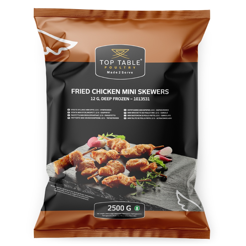 1013531 Gefrituurde Kip Spies 12 gr Top Table 2,5 kg