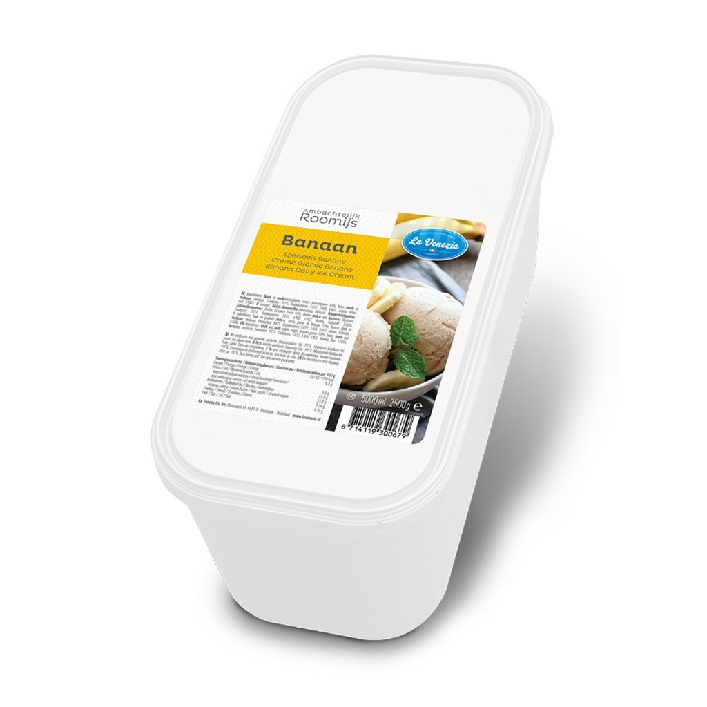 Glace Dessert Banane La Venezia 5 L