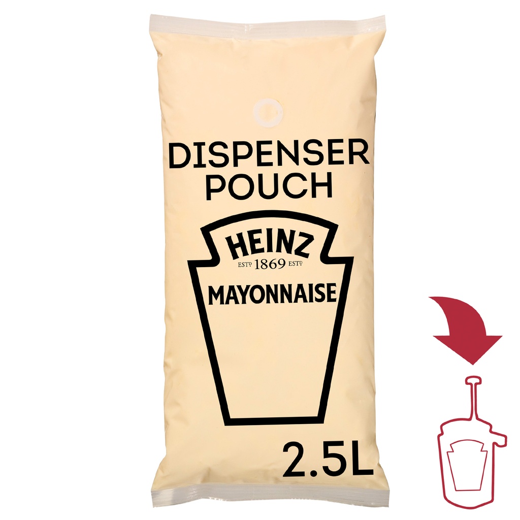 Mayonaise Sauce-O-Mat Heinz 3 x 2,5 L