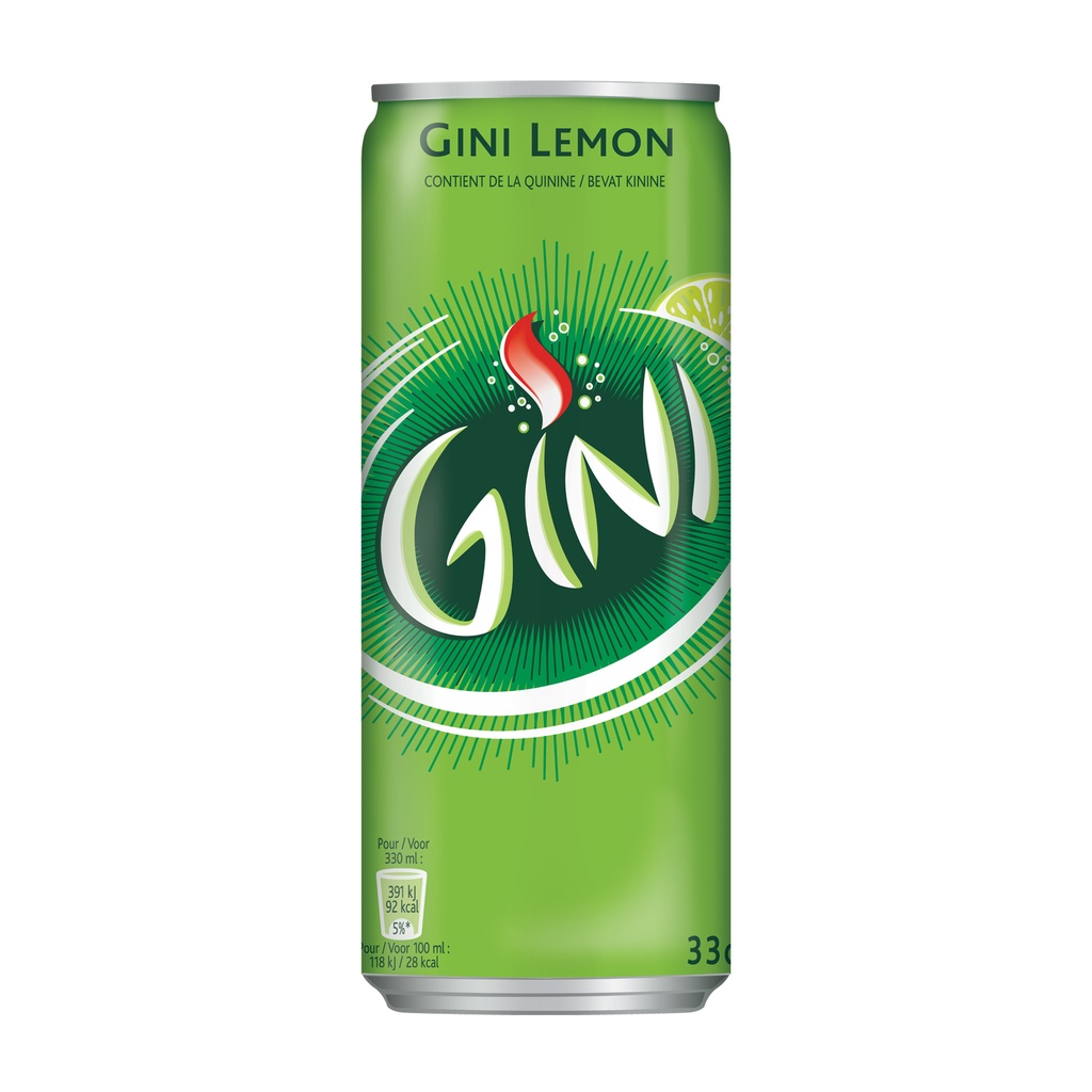 Gini Lemon Slim Can 24 x 33 cl