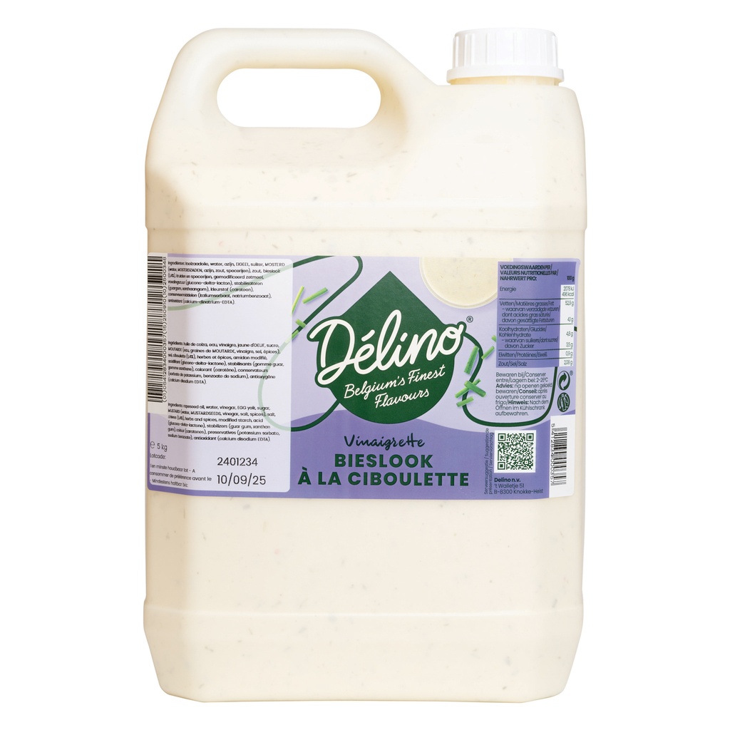 Vinaigrette Ciboulette Delino 5 kg