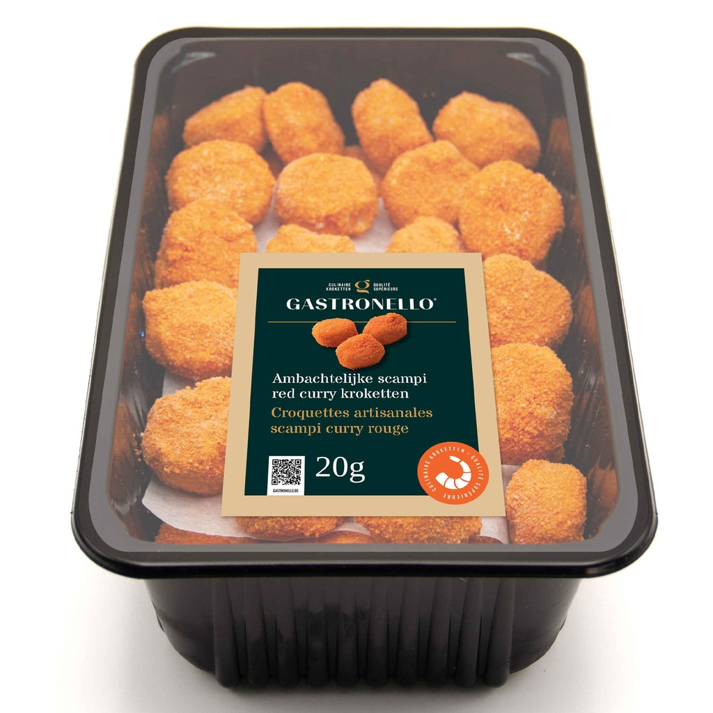 Croquettes Scampi Red Curry Gastronello 60 x 20 gr