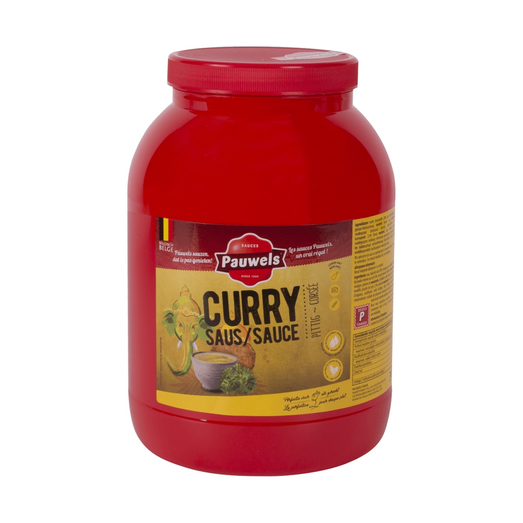 Curry Sauce Pauwels Pet 3 L