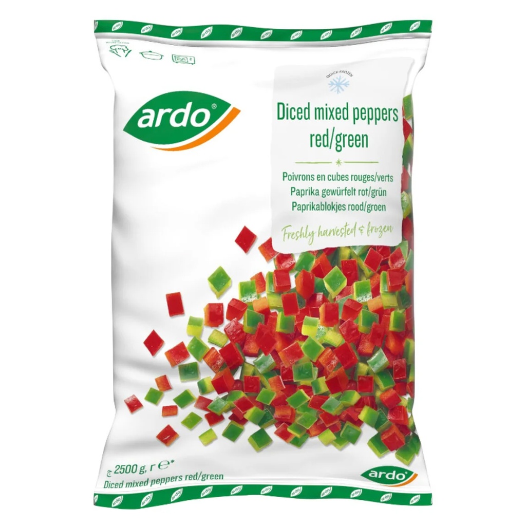 Poivrons En Des Rouge/Vert Aviko 2,5 kg