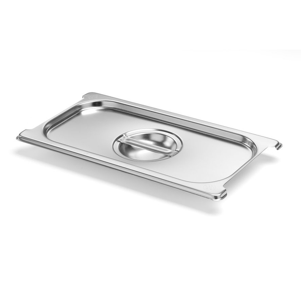 Couvercle Gastro 1/3 - Budget Line - Renfoncement Pour Poignees - Hendi - 817841
