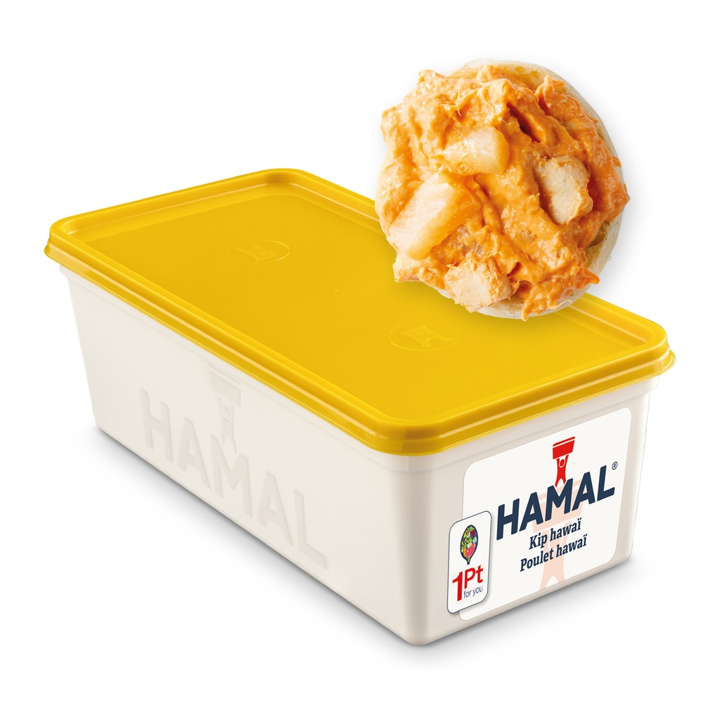 Salade de poulet hawaïenne Hamal – Barquette 1 kg