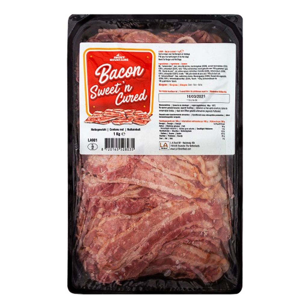 LA901 Bacon Sweet Cured & Cooked La Streetfood 1 kg