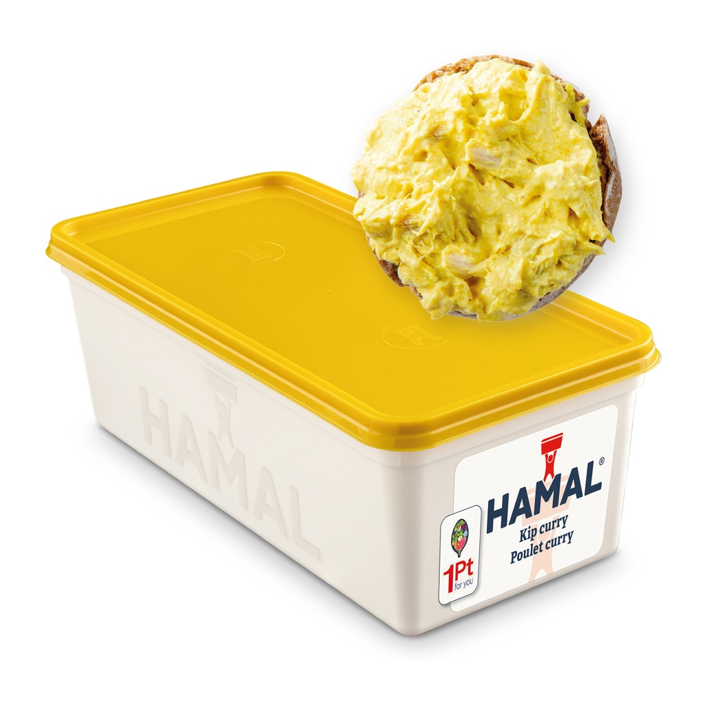 Salade de poulet au curry Hamal – Barquette 1 kg