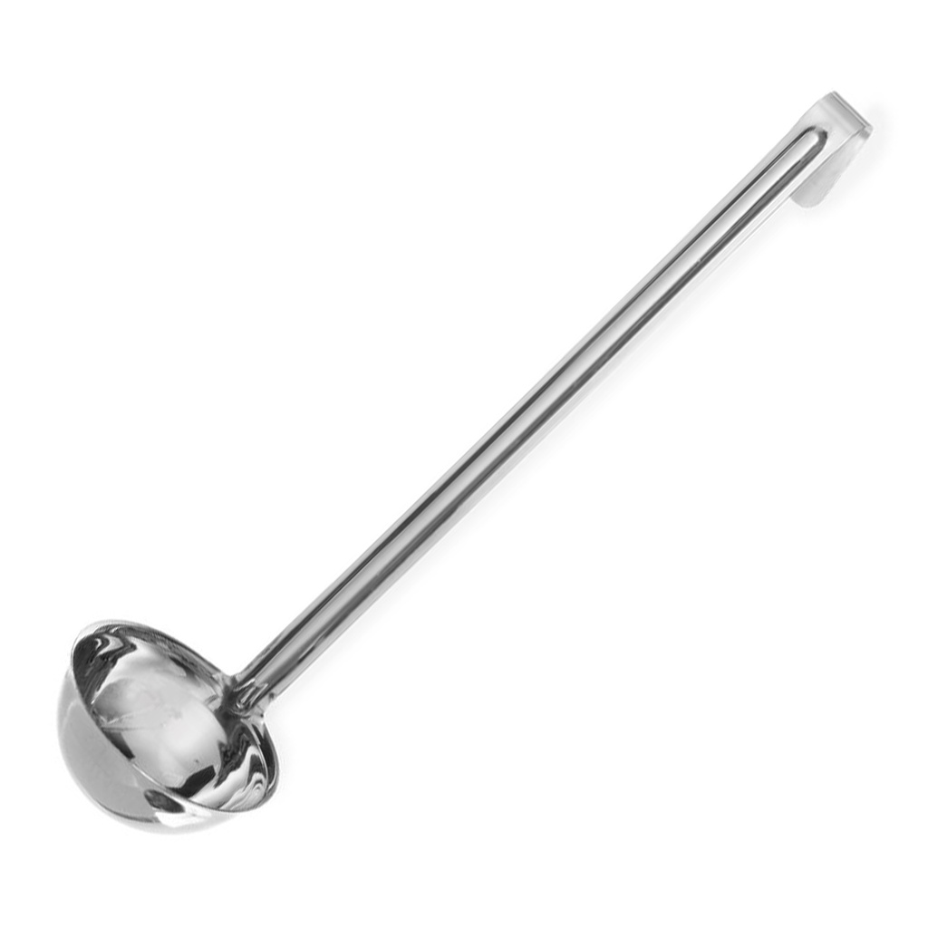 CUILLERE A ARROSER INOX 90X360MM 0.18L HENDI