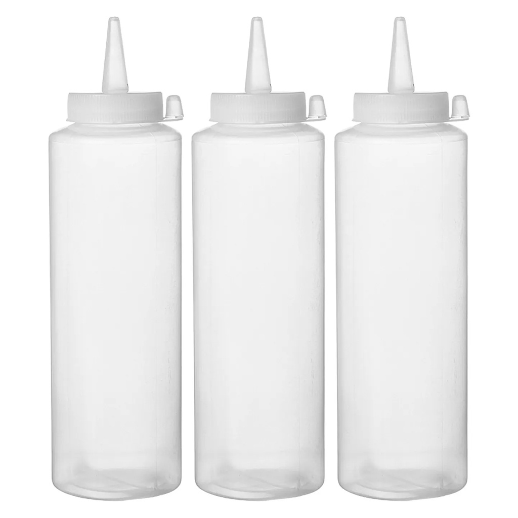 557853 Dispencer Flacon Transparant 3 x 35cl 3 pcs Hendi