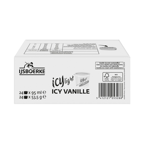 [9069] Icy Light Vanille Cup 24 x 95 ml