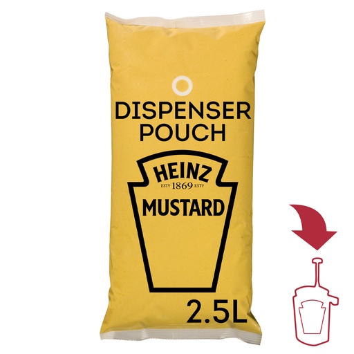 [6813] Moutarde Sauce-O-Mat - Heinz 3 x 2,5 L