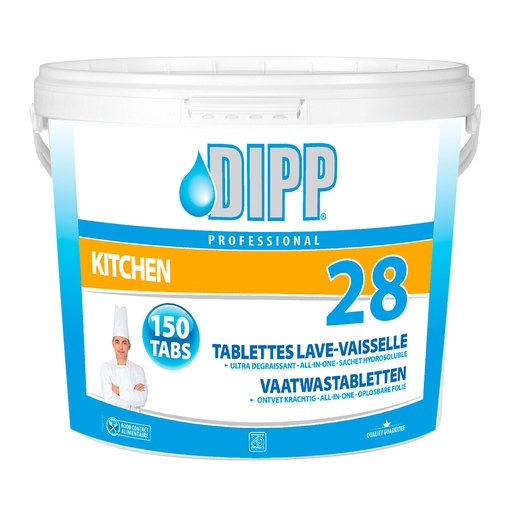 [4923] Tablettes Lave-Vaiselle 150 st Dipp (28) 3 kg