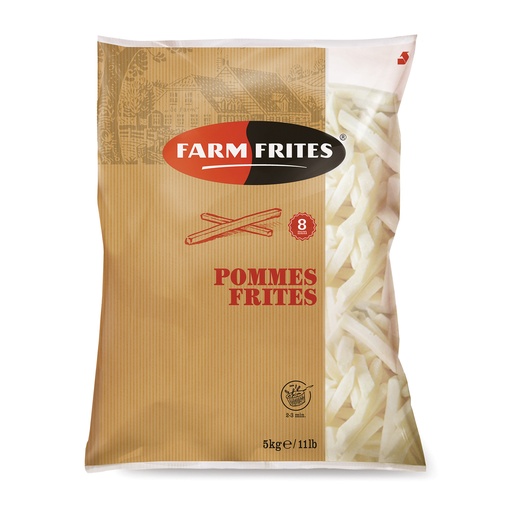 [13374] Frites 8 mm Farm Frites 2 x 5 kg