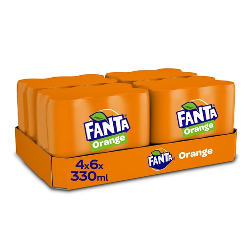 [5002] Fanta Orange Sleek Canette 24 x 33 cl