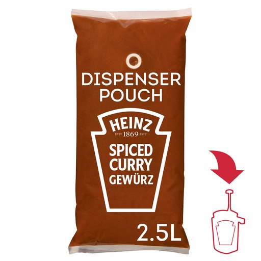 [6812] Curry Ketchup Sauce -O-Mat Heinz 3 x 2,5 L