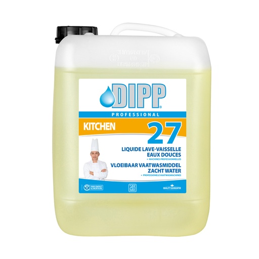 [4854] Liquide Lave-Vaiselle Eaux Douces Dipp (27) 10 L