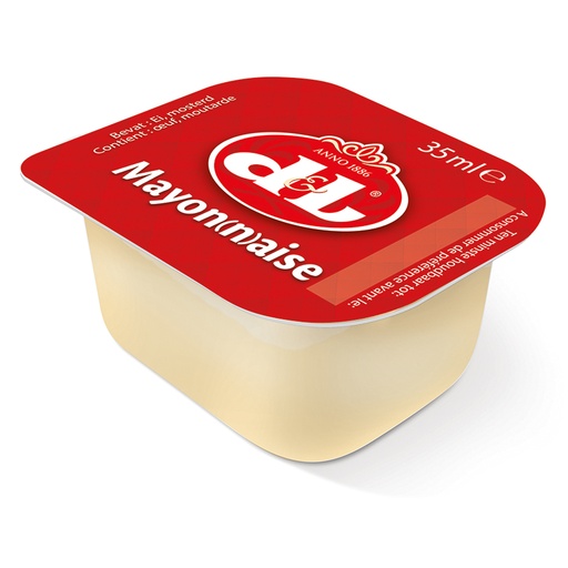 [5604] Mayonaise + Oeuf Portions De Sauce Devos Lemmens 144 x 35 ml 