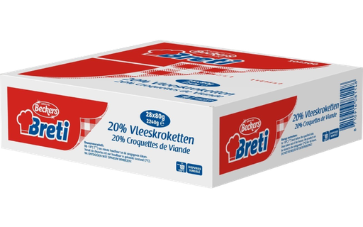 [0012] Croquette Viande 20%  Beckers 28 x 80 gr