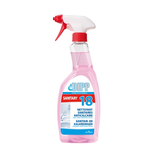 [4913] Sanitaire et Anti-Calcaire Spray Dipp (18) 750 ml