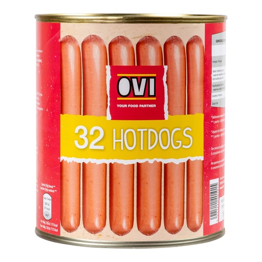 [1223] Hot Dog  Ovi 32 x 50 gr
