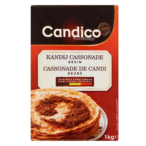 [C0102] Cassonade Brun Candido 1 kg