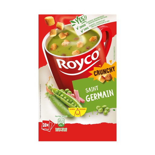 [6416] Royco Minute Soupe Pois Saint Germain Crunchy 20 pcs