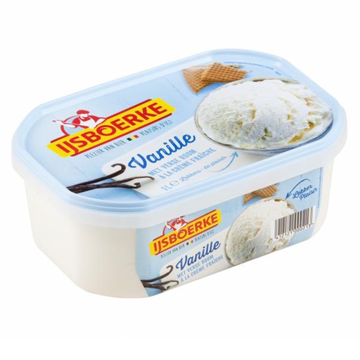 [9098] Glace Vanille Ijsboerke 1L 