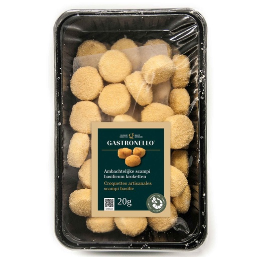 [0919] Croquettes Scampi Basilic Gastronello 60 x 20 gr