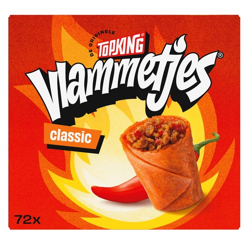 [1213] Vlammetjes Classic Topking 72 x 17 gr