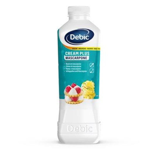 [5782] Mascarpone & Crème Plus Débic Bouteille 1 L