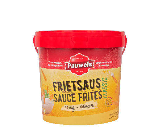 [16104] Frites sauces Classique Pauwels Seau 10 L
