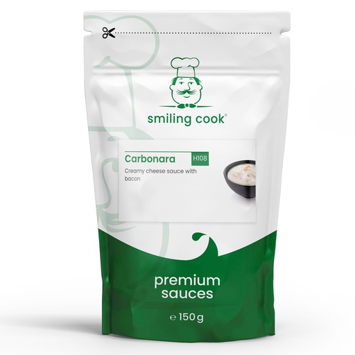 [7622] Sauce Carbonara Portions Smiling Cook 15 x 150 gr