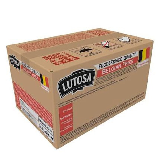 [3386] Frites Belge Foodservice Lutosa Surgelé 4 x 2,5 kg