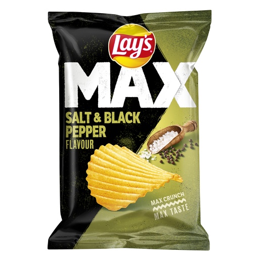 [0845] Chips Salt & Black Pepper Max Lays 20 x 40 gr