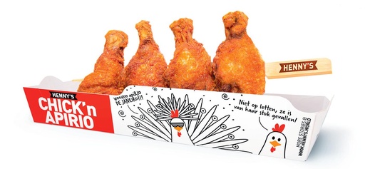 [6002] Chick'n Aperio Henny's 15 x 160 gr + scoops