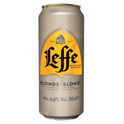 [5064] Leffe Blonde Cannette 24 x 0,50 L