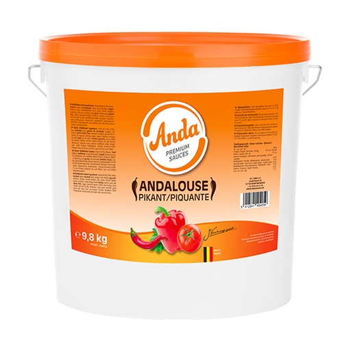 [6930] Sauce Andalouse Piquante Anda Seau 10 L