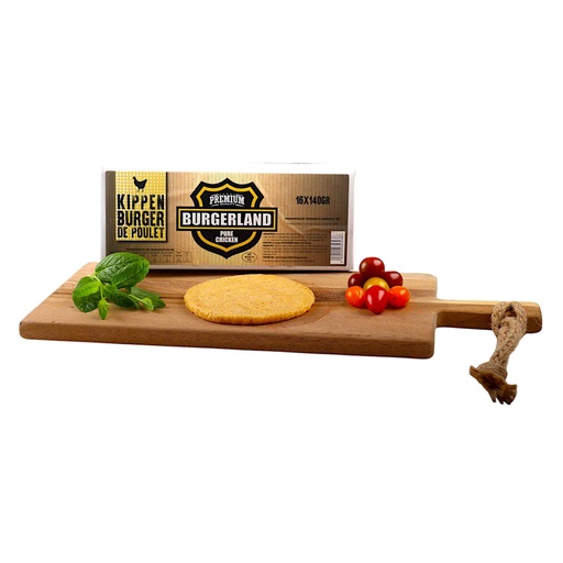 [8264] Burger Poulet Maxi Rond Burgerland 16 x 140 gr