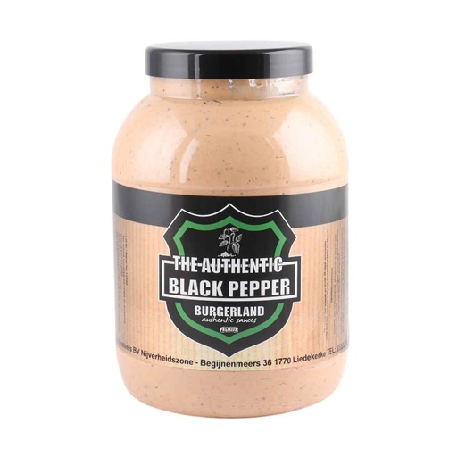 [7012] Sauce Black Pepper Burgerland Pet 3 L