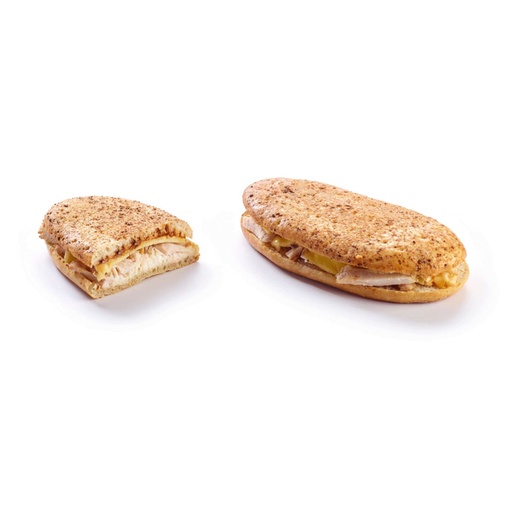 [8687] 1373 Filled Panini Poulet & Fromage Panesco 14 x 235gr