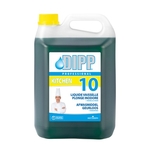 [4925] Liquide Vaiselle Plonge Inodore Dipp (10) 5 L