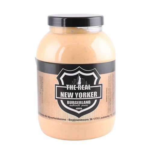 [7007] Sauce Real New Yorker Burgerland 3 L