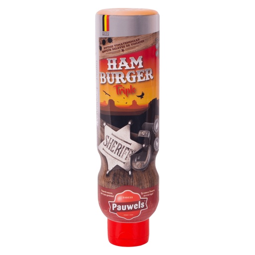 [6171] Hamburger Sauce Triple Pauwels Tube 1 L