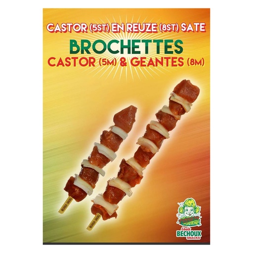 [9894] Brochette Géante Bechoux 25 x 140 gr