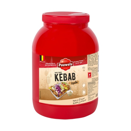 [6232] Sauce Kebab Pauwels Pet 3 L