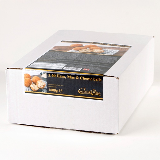 [1209] Jambon Mac Et Cheese Balls Castel d'Oro 60 x 30 gr